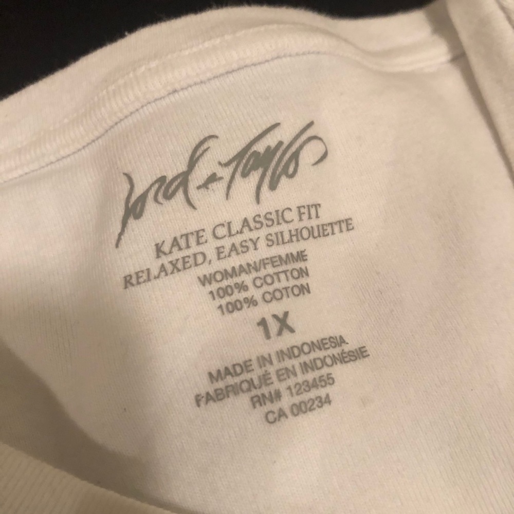 6 Lord & Taylor Short Sleeve Tops Shirts 1X - Picture 6 of 13